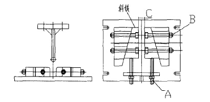 托辊模具结构