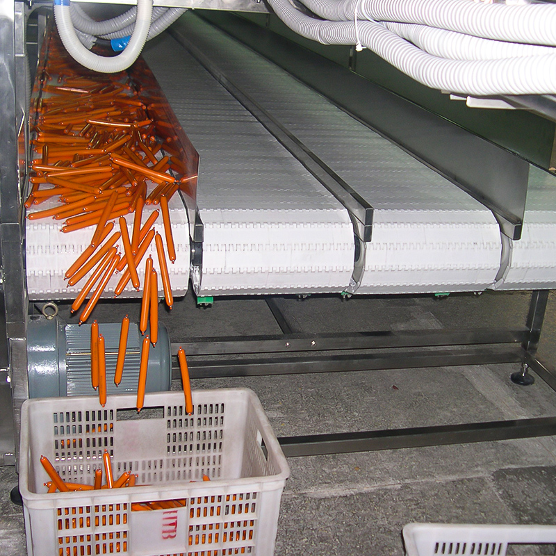 食品网带输送机上的网带更换方法